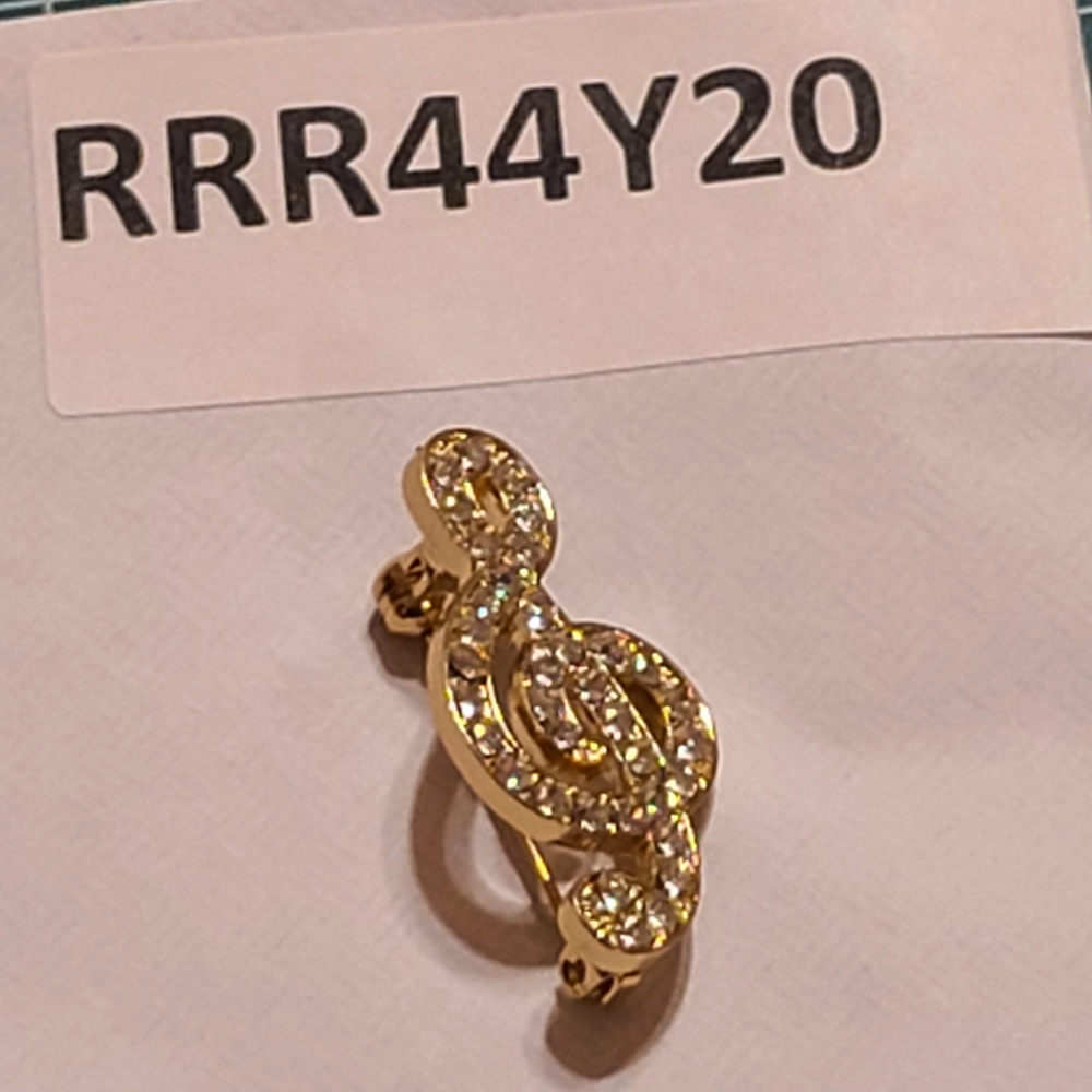 Music Note Brooch Pin - Picture 5 of 7